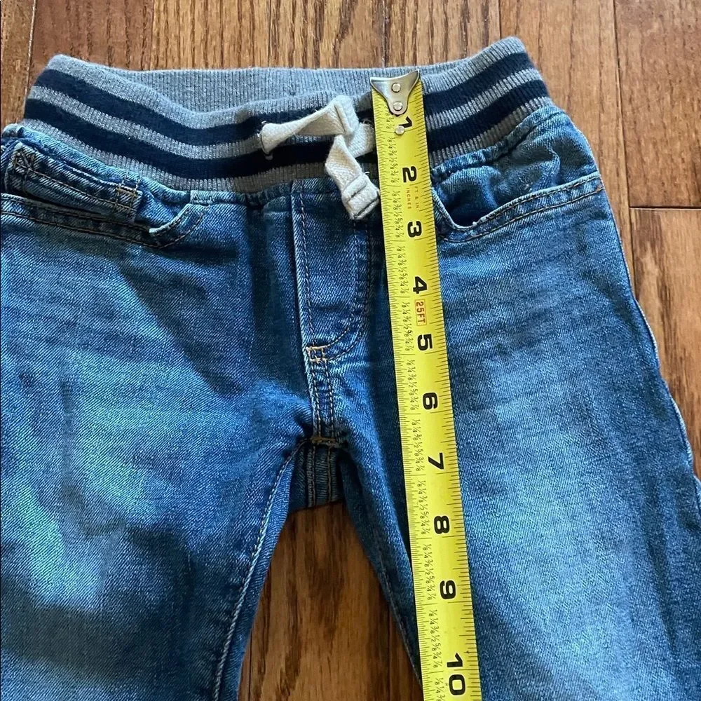 GAP Medium Wash Jeans Drawstring Waistband Boy’s Sz Smal 6-7l Regular